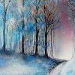 Peindre un arbre en hiver à l'aquarelle